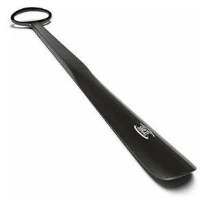 24" Inch Extra Long Handled Shoehorn Color Black