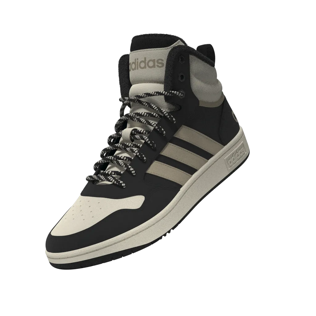 Adidas Mens Hoops 3.0 Mid Lifestyle Basketball Classic Fur Lining Winterized Shoes