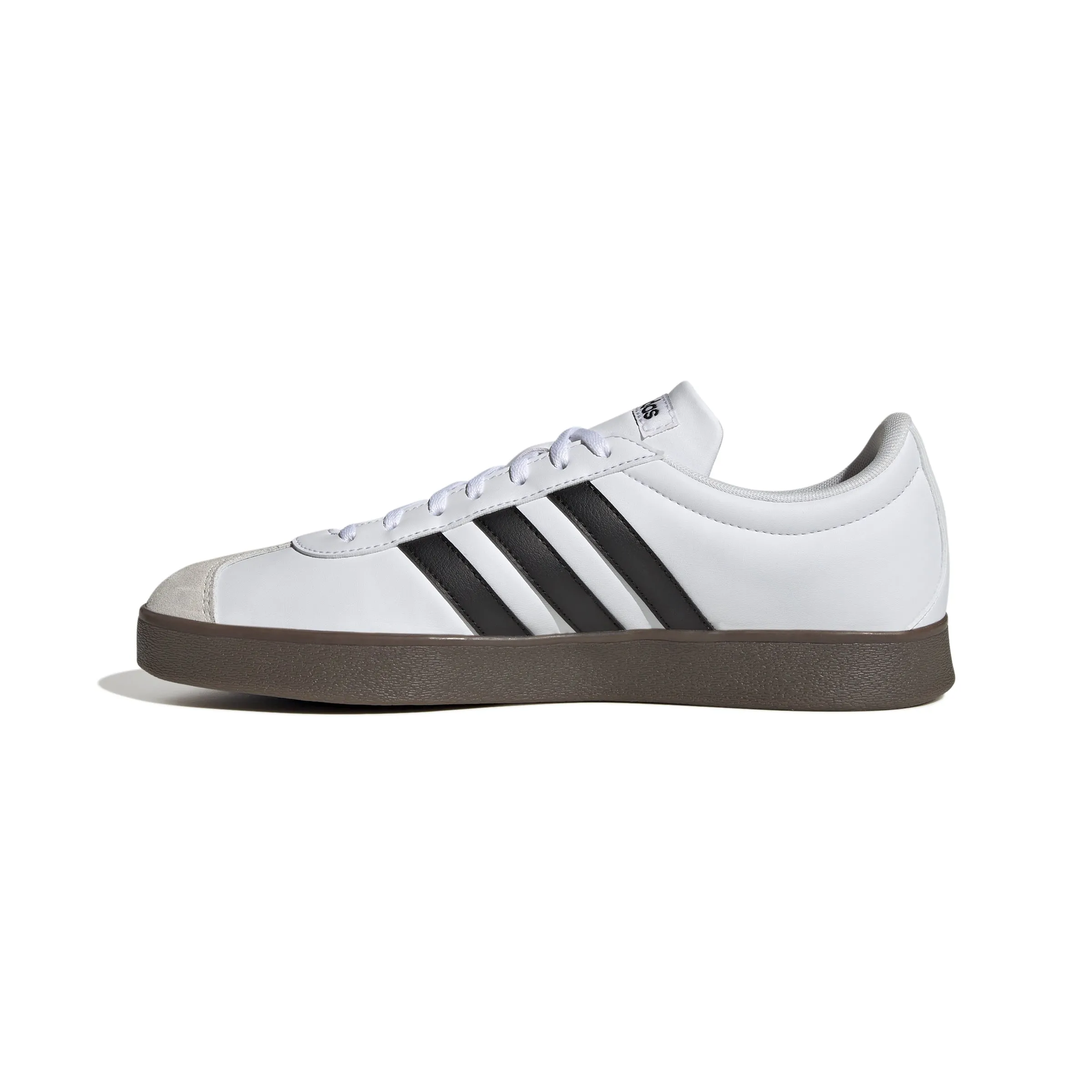 Adidas Mens VL Court Base Shoes - White/Black/Grey