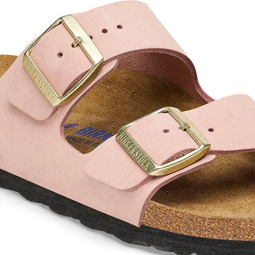 Arizona Soft Footbed Sandal in Soft Pink