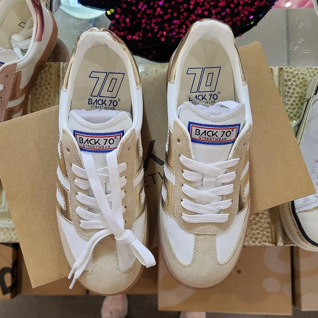 Back 70 Streetwear Cloud Sneakers in Beige