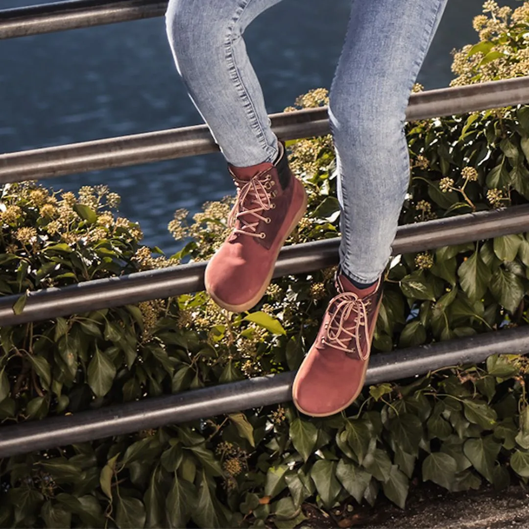 Barefoot Boots Be Lenka Nevada Neo - Burgundy CLEARANCE