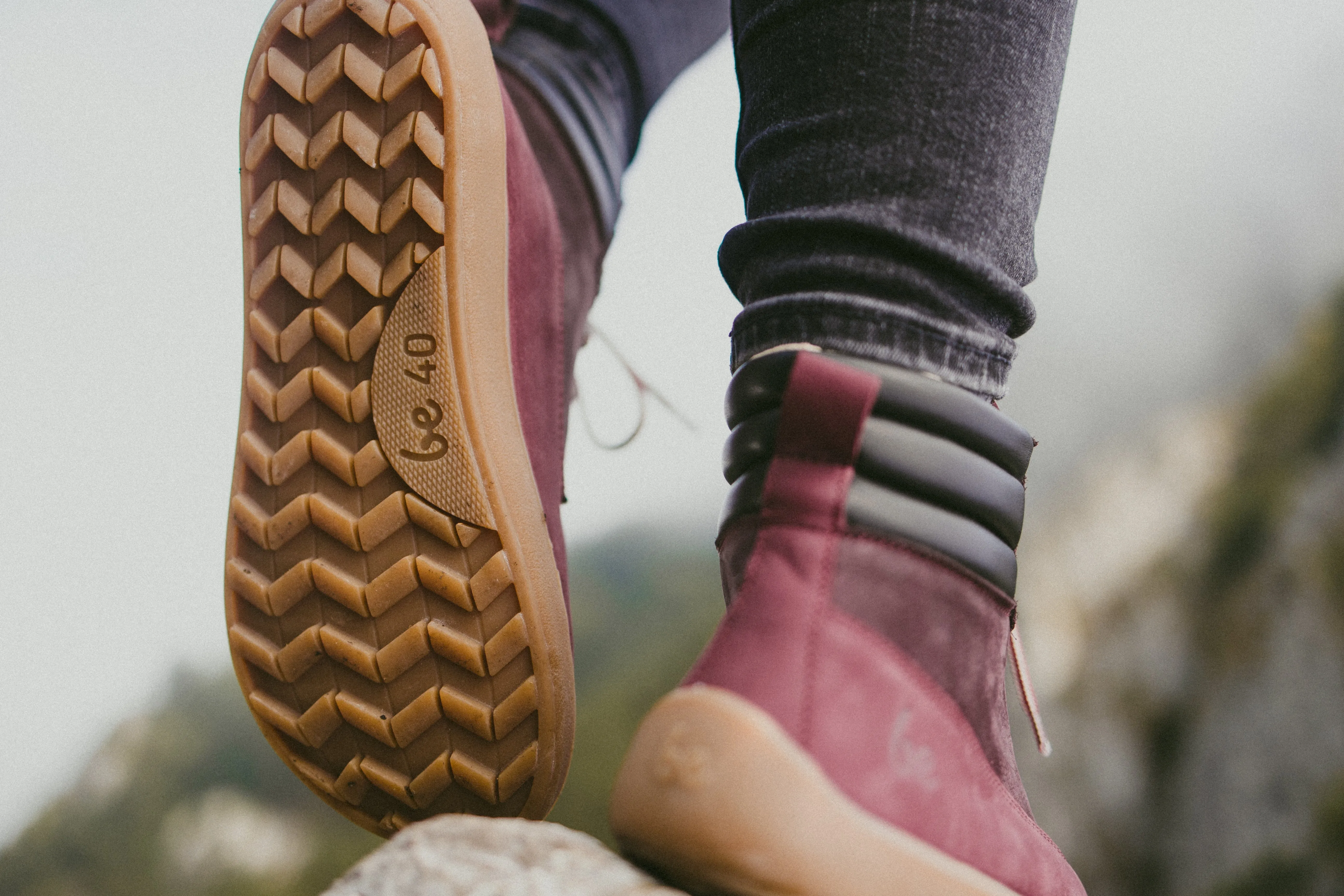 Barefoot Boots Be Lenka Nevada Neo - Burgundy CLEARANCE