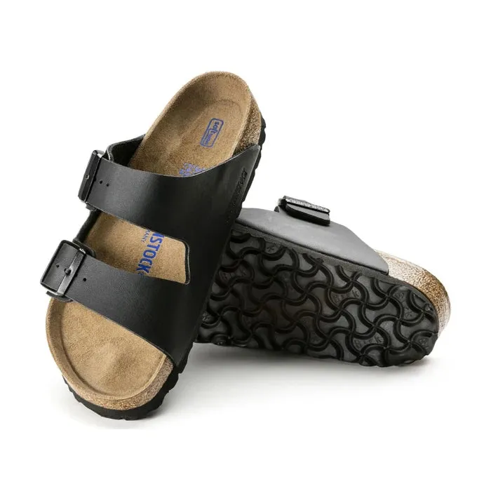 Birkenstock Arizona Soft Footbed Birko Flor - Black