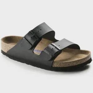 Birkenstock Arizona Soft Footbed Birko Flor - Black