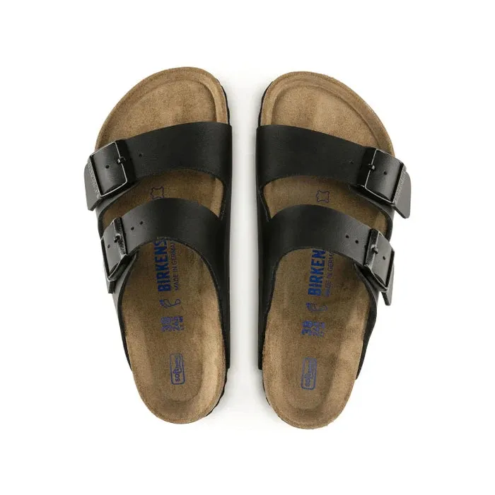 Birkenstock Arizona Soft Footbed Birko Flor - Black