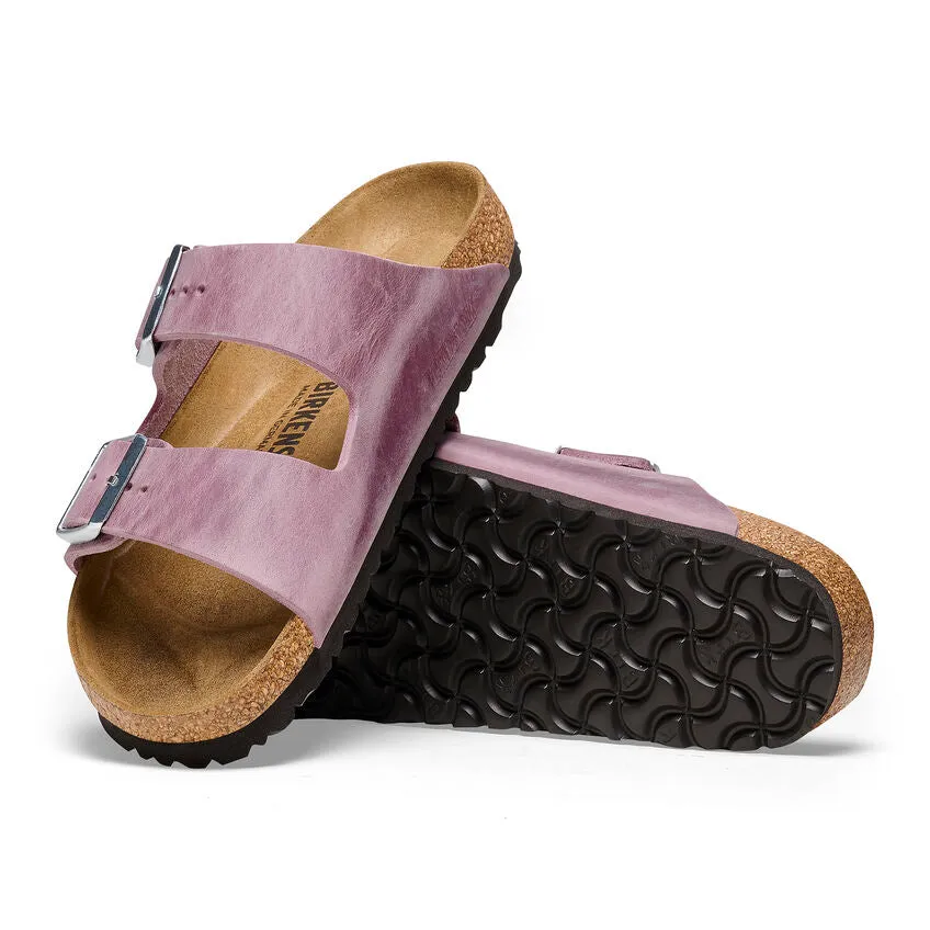 Birkenstock Women's Arizona Oiled Leather (Lavender - Regular fit)