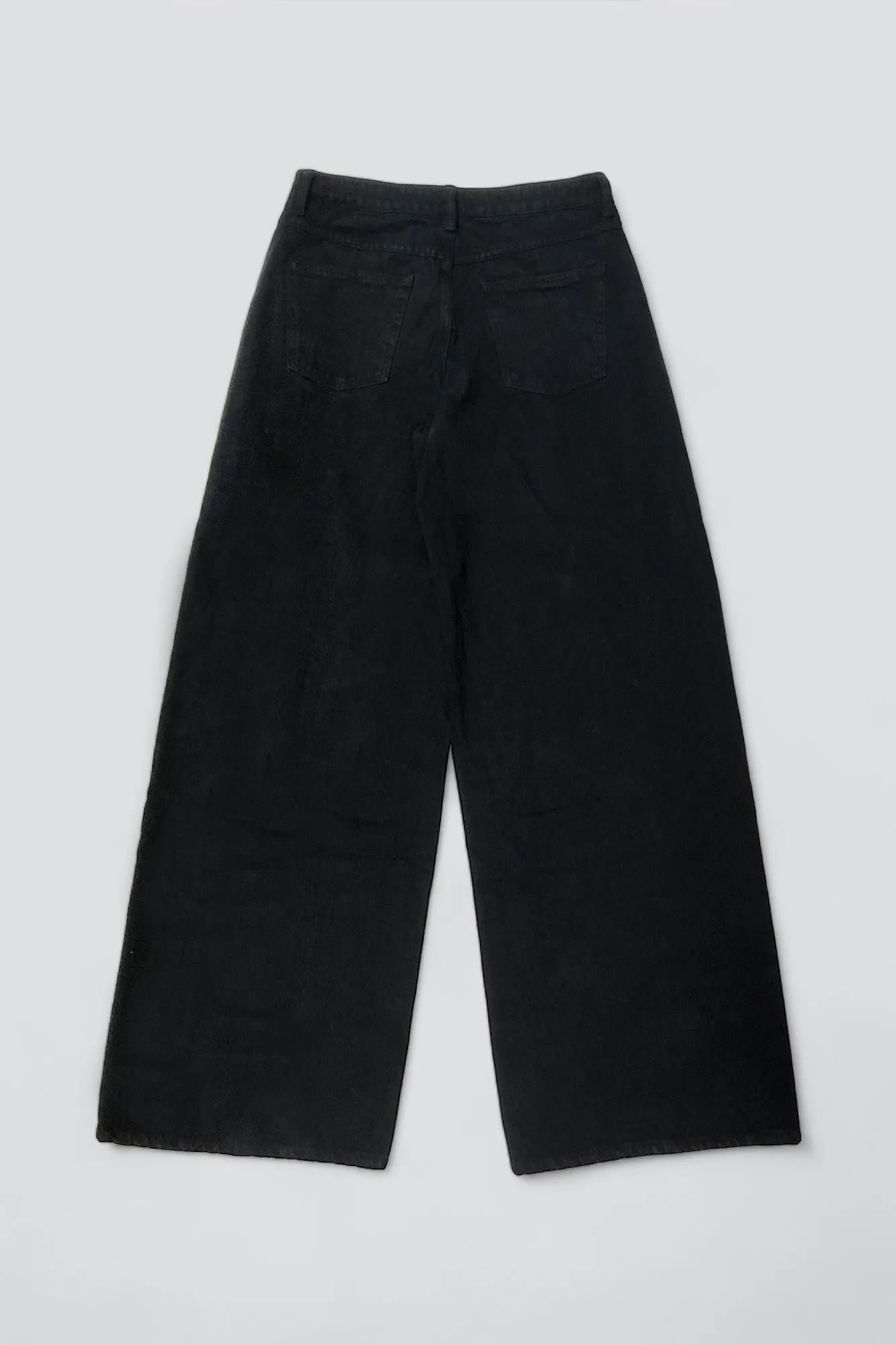 Black Overdye Denim Baggy Jean V2