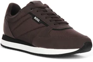 Boss Kai Runner Nupny In Brown For Men