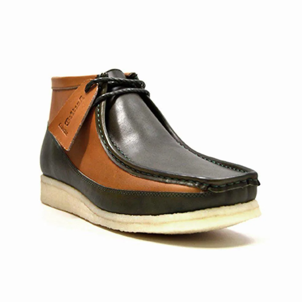 British Walkers Walker 100 Wallabee Boots Men's Two Tone Leather Limited Style