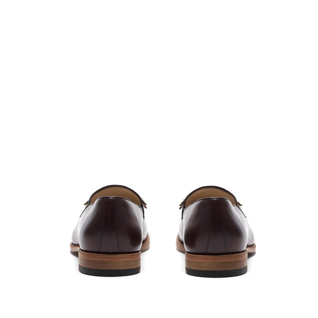 Brown Calf Horsebit Loafer