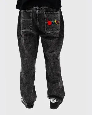 Butter Goods Art Denim Jeans - Washed Black