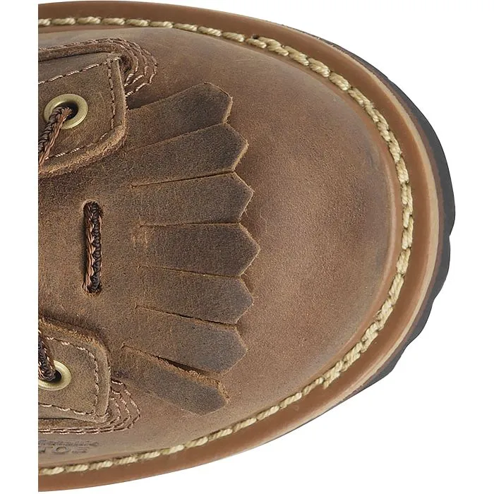 Carolina Men’s DRILLER 8” Comp Toe WP Logger Work Boot - Brown - CA9828