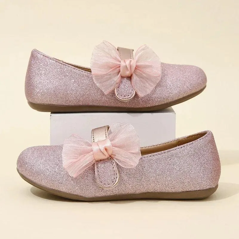 Children's Casual Shoes - Bow Shine Soft Flat - TSS311