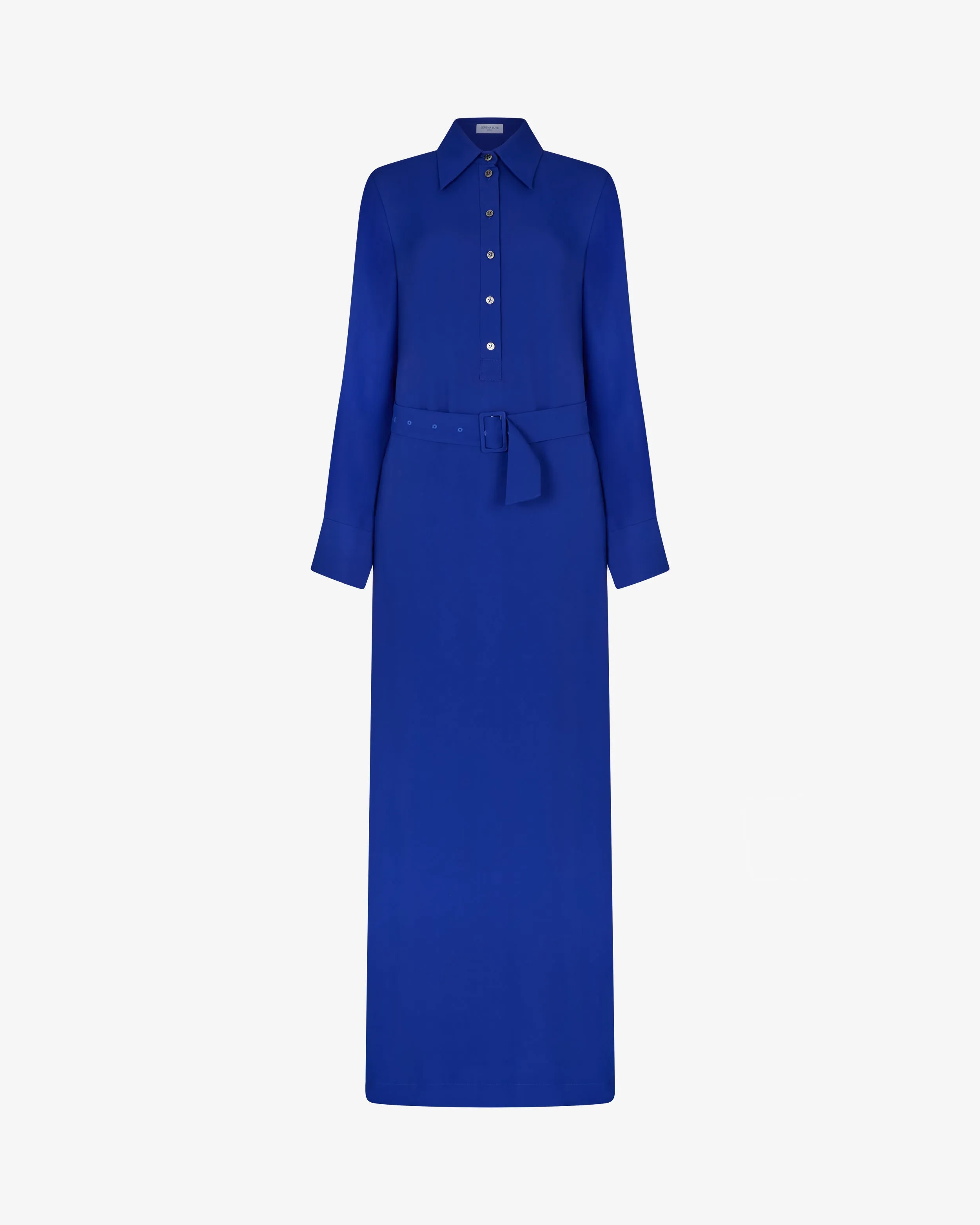 Classic Shirt Dress - Cobalt Blue