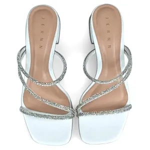 Diva low diamond embellished heels