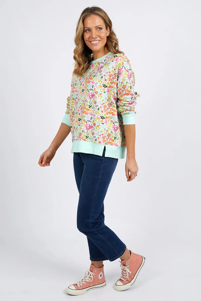 Elm - Laura Crew - Opal Blue Floral