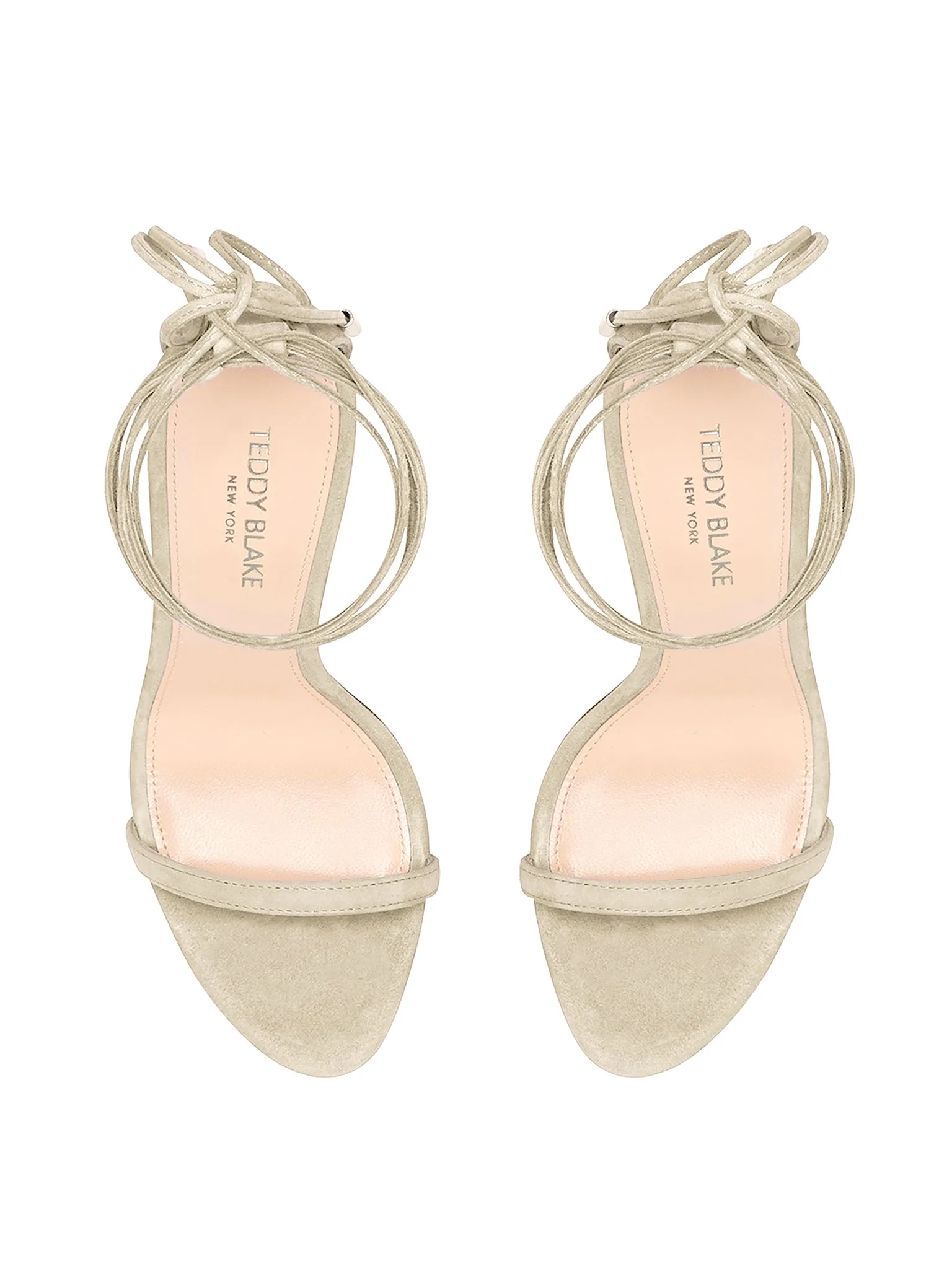 Emma Suede Sandals - Light Cream