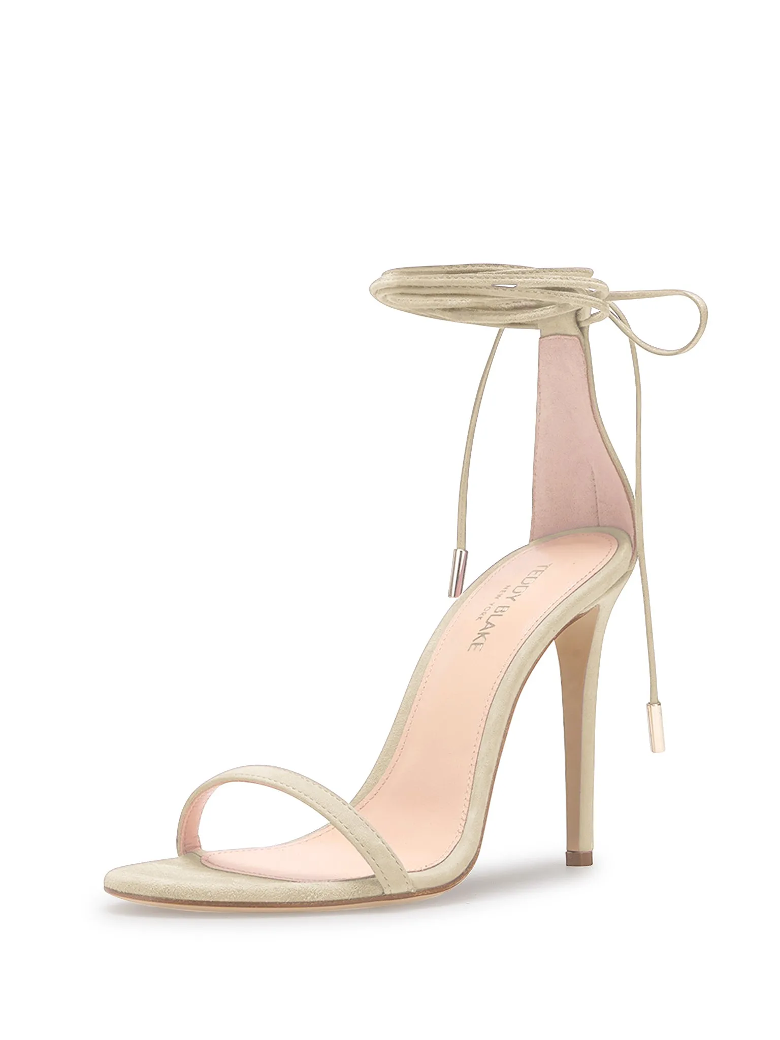 Emma Suede Sandals - Light Cream