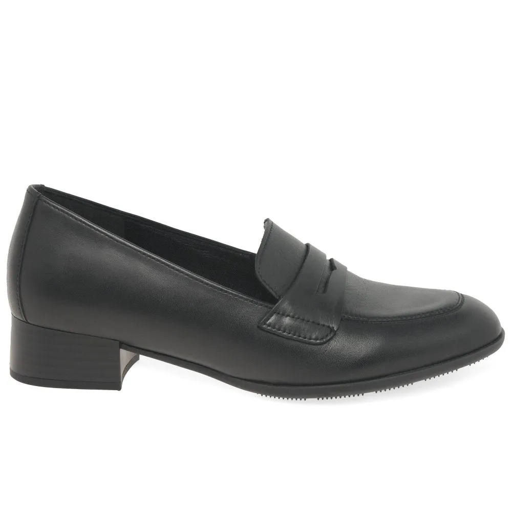 Gabor Right 55.280.97 Women's Penny Loafers - Black