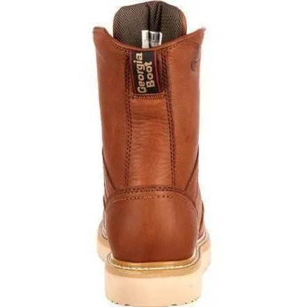 Georgia Men's 8" Wedge Steel Toe Work Boot - Brown - G8342