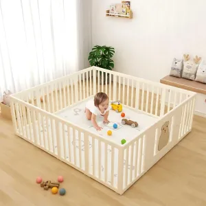 High Quality Baby White House Play Pen 180 × 200 × 65 cm