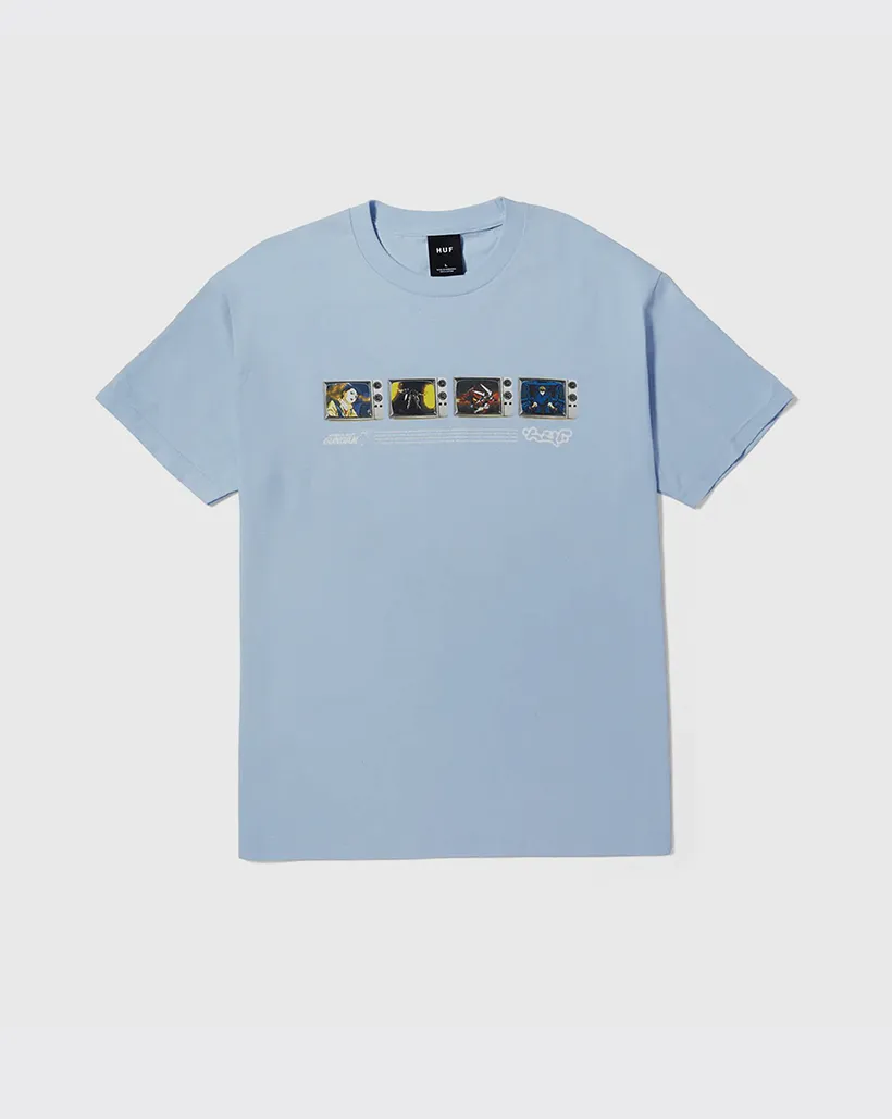 Huf Broadcasting Live S/S Shirt - Blue