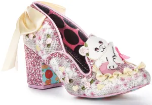 Irregular Choice Kitten Whiskers In Pink White For Women