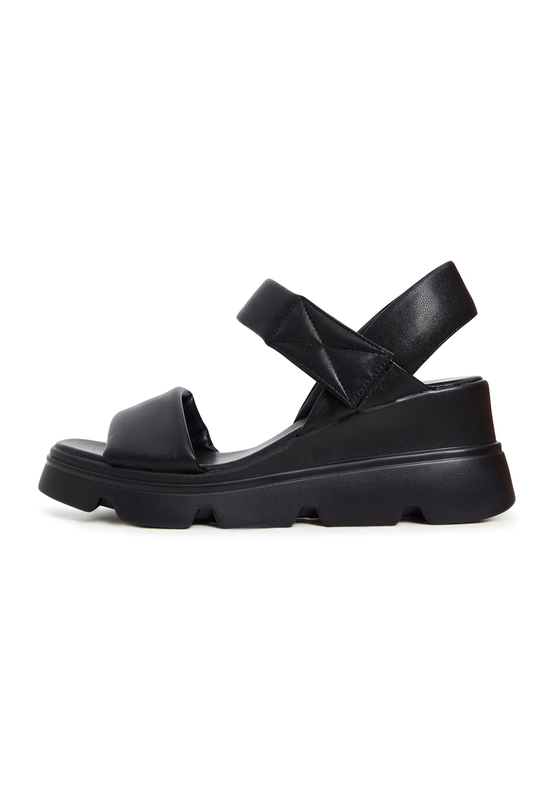 Leather Urban Platform Sandals