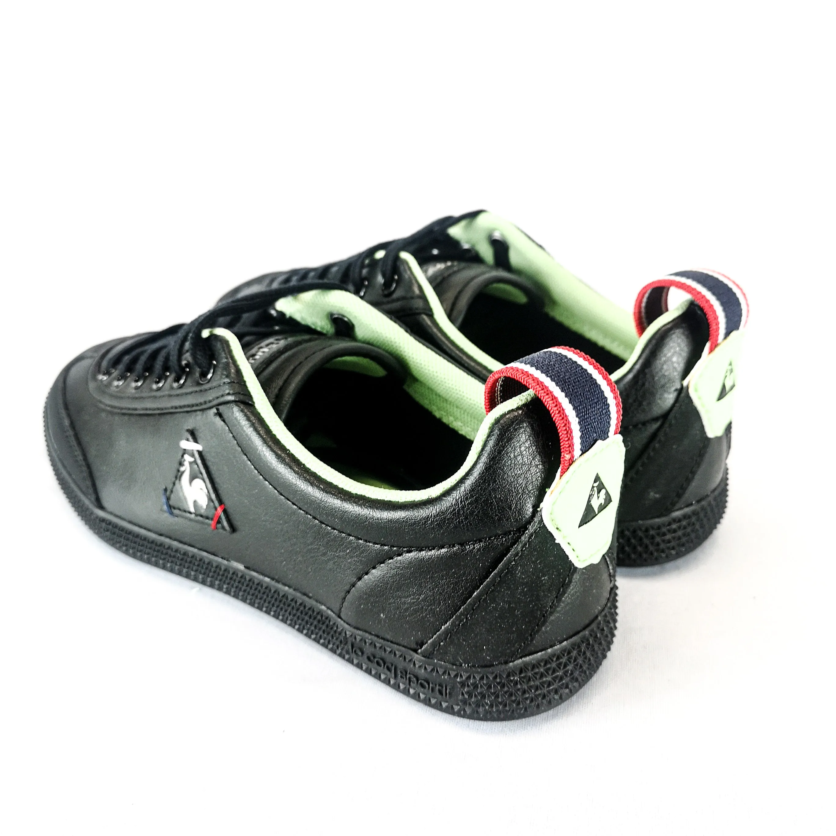 Lecoq Sportif Provencale Black & Green Sneaker