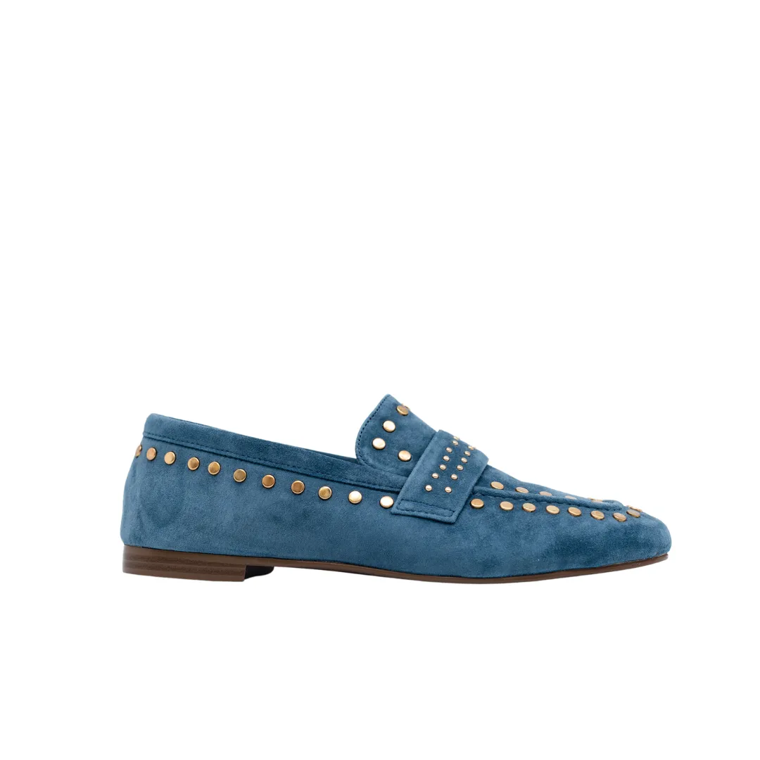 LODI Suede Loafers in Blue - BE4771