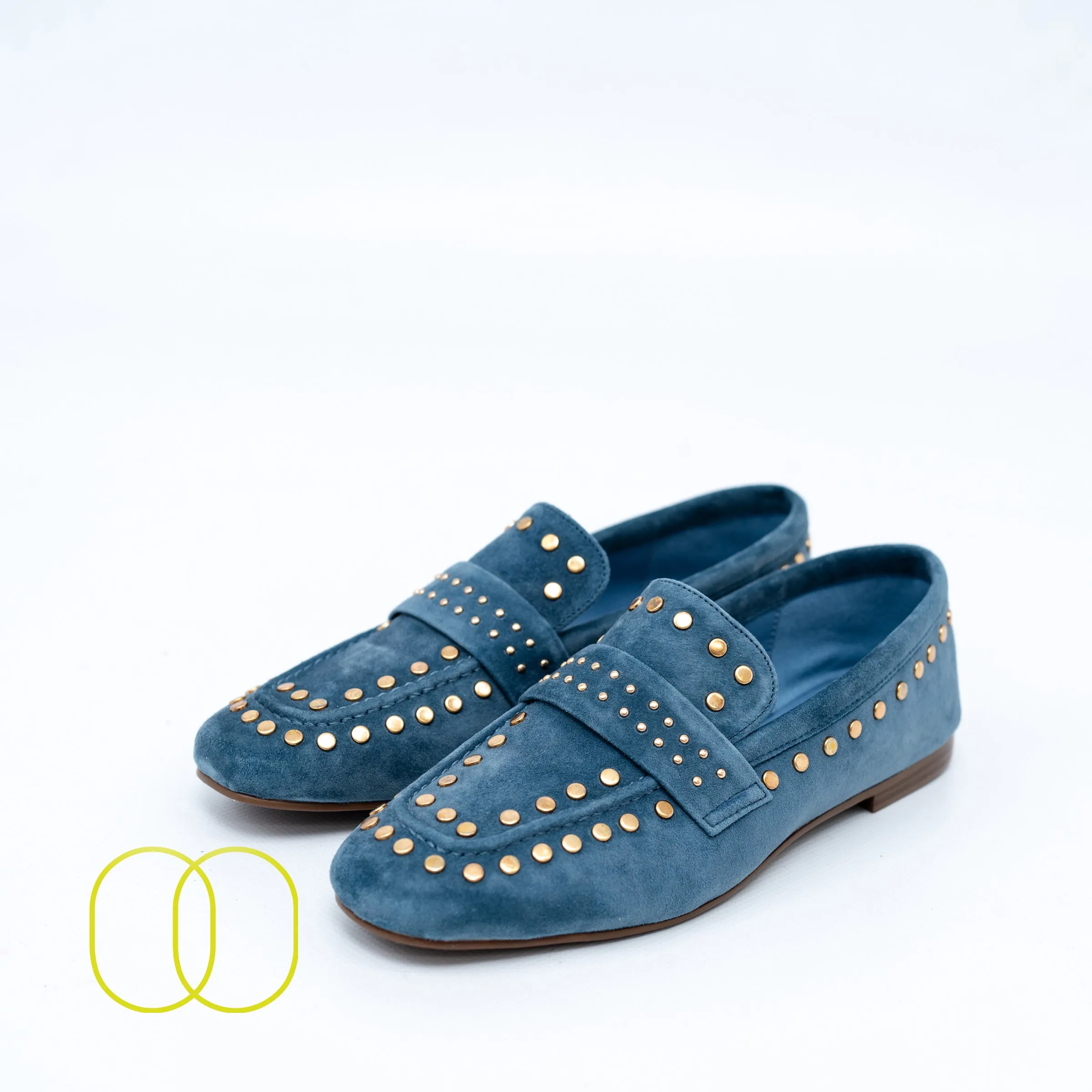 LODI Suede Loafers in Blue - BE4771