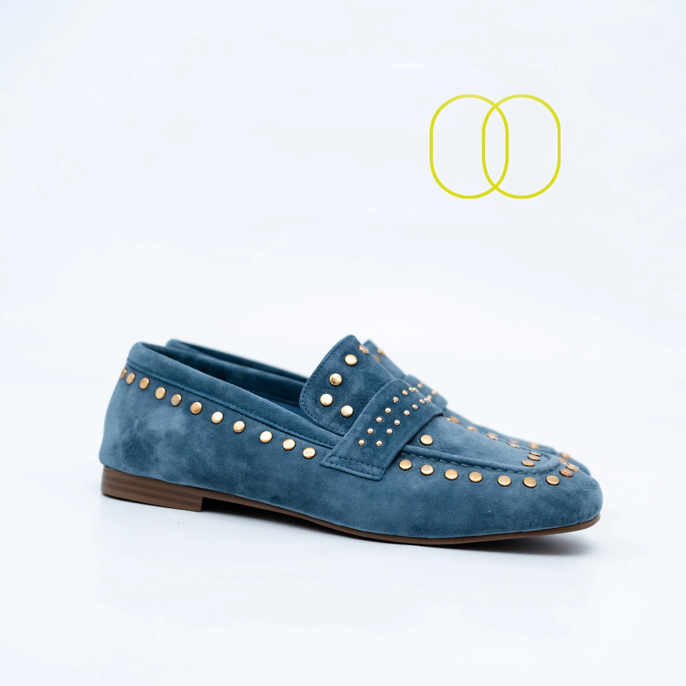 LODI Suede Loafers in Blue - BE4771