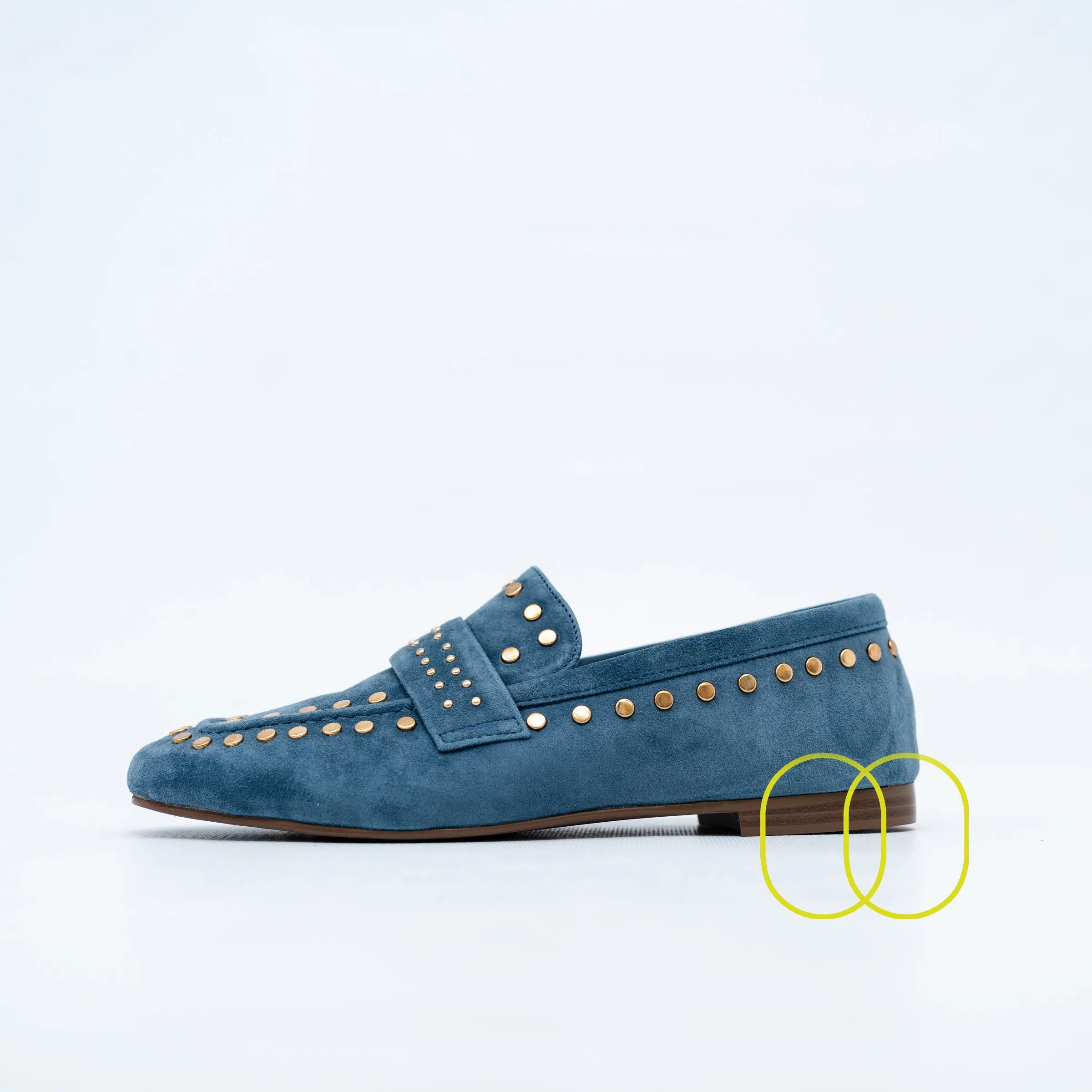 LODI Suede Loafers in Blue - BE4771