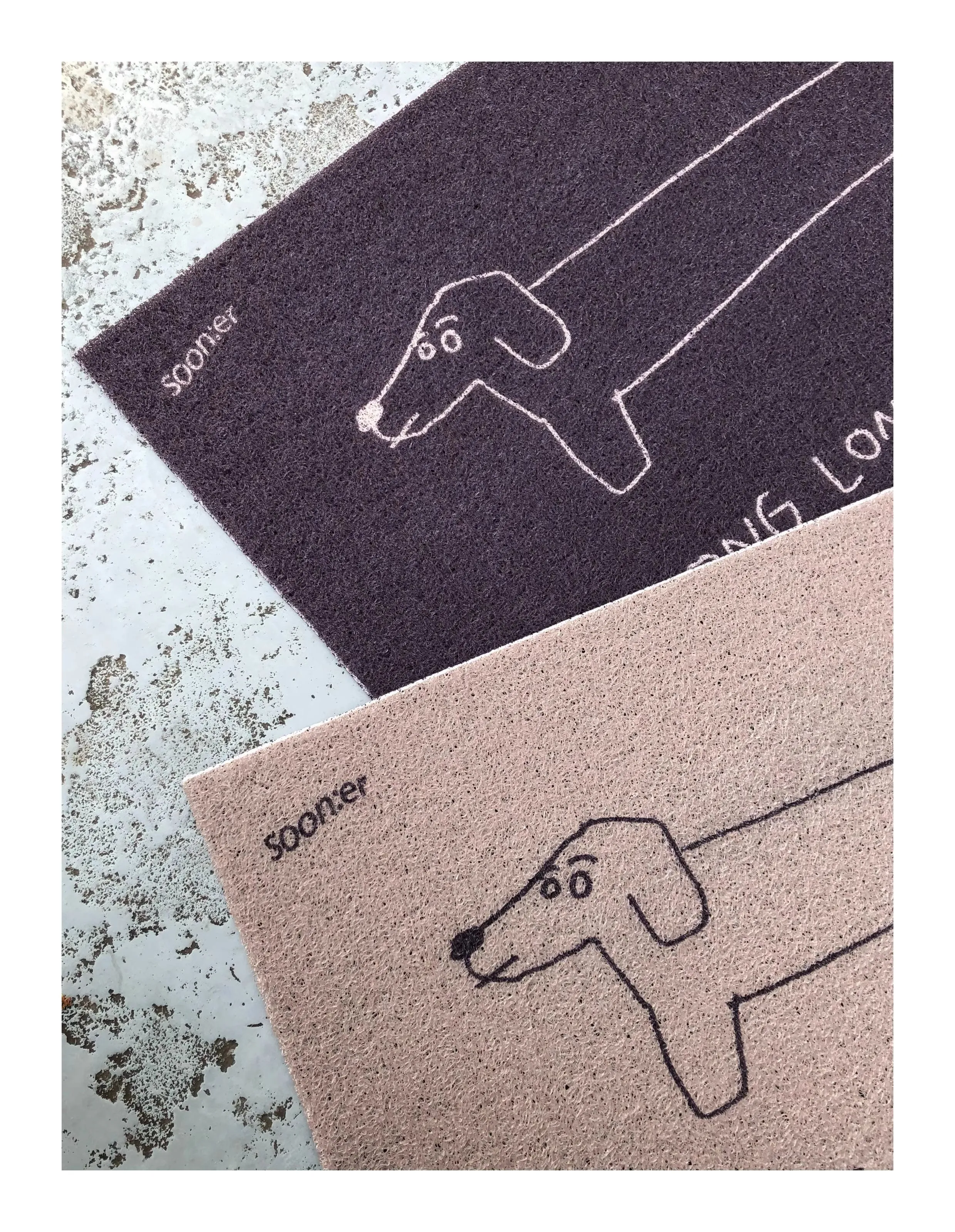 Long Long Dachshund Door mat