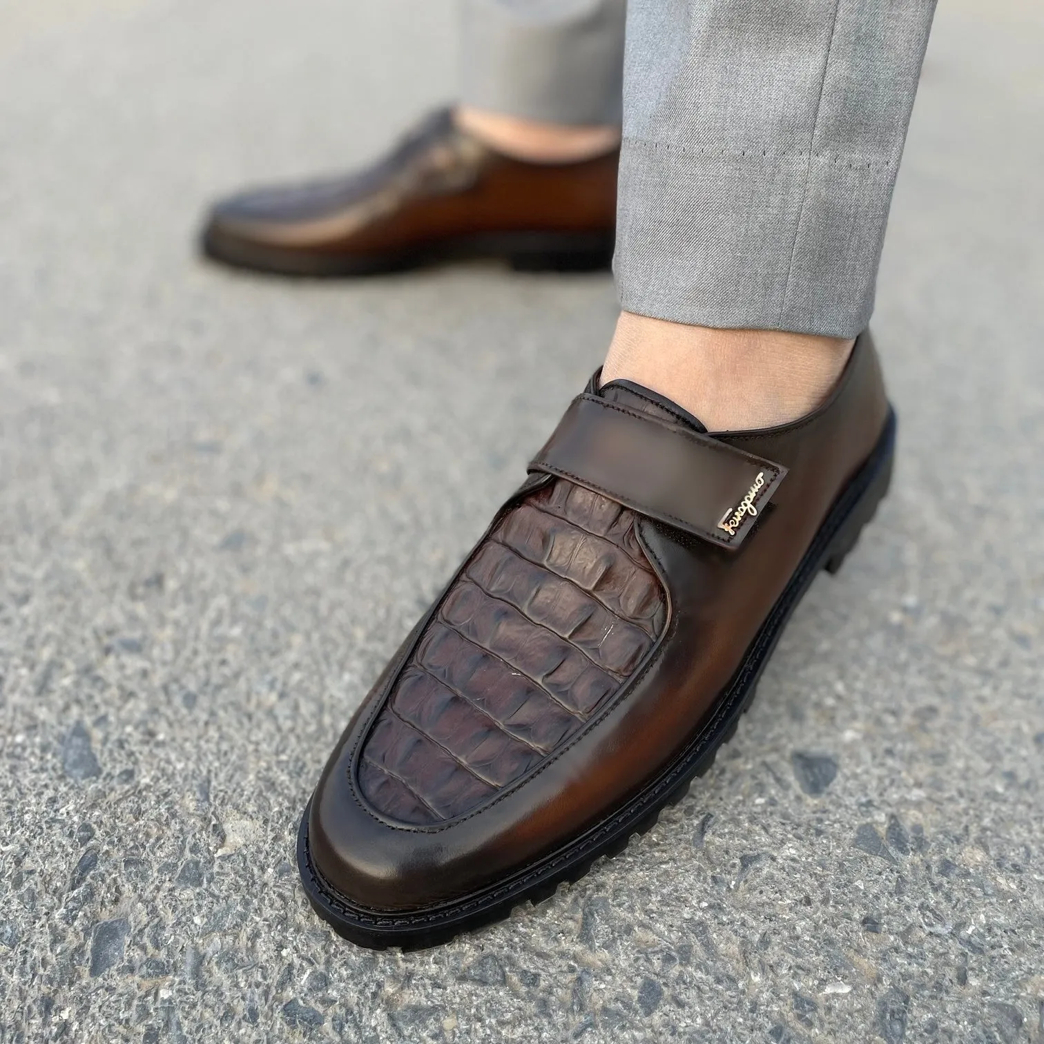 LS PURE LEATHER Cavalor CHUNKY LOAFERS LS-104