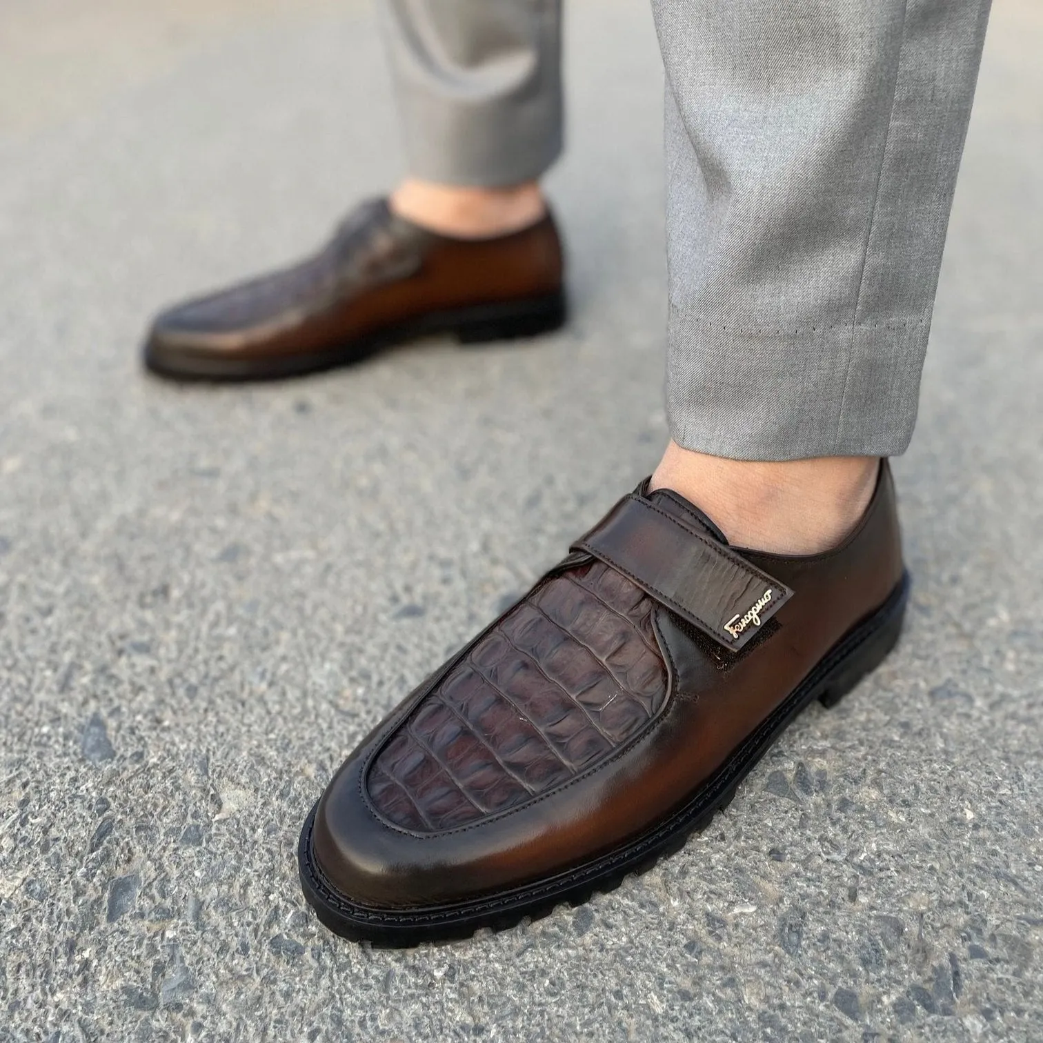 LS PURE LEATHER Cavalor CHUNKY LOAFERS LS-104