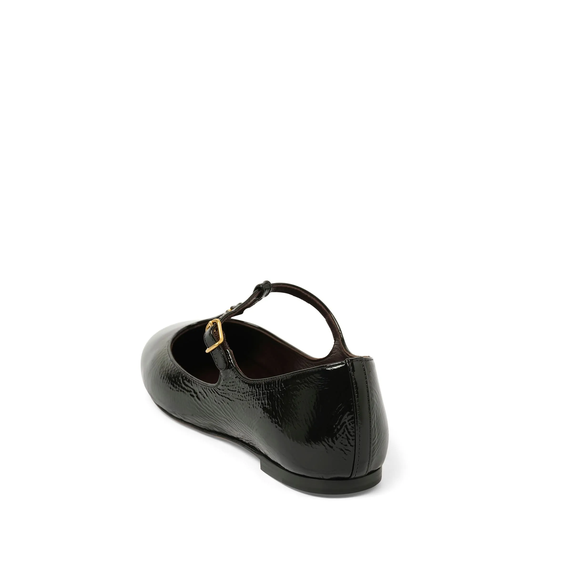 Marcie Flat Sandals in  Black