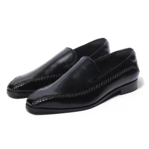 Maresca - Black Stitch Slip-On