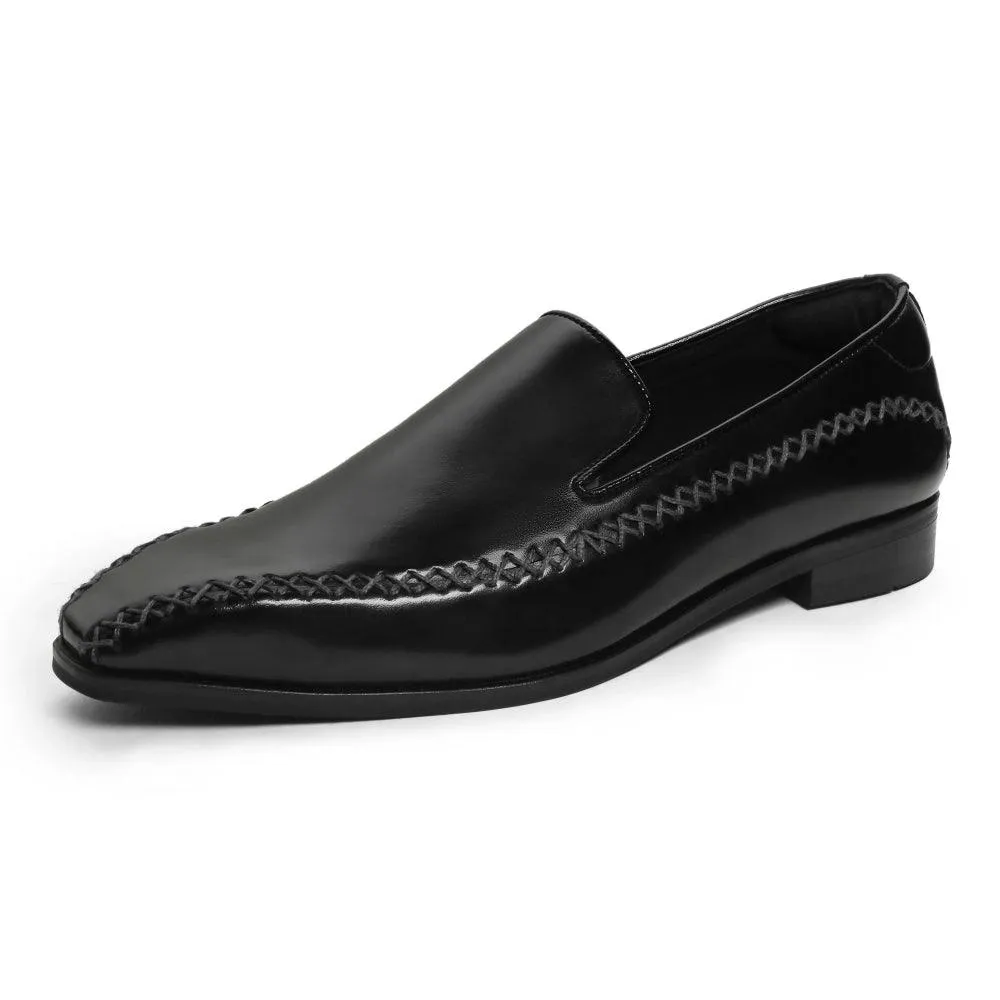 Maresca - Black Stitch Slip-On