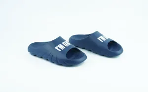 Matte Blue slippers for men