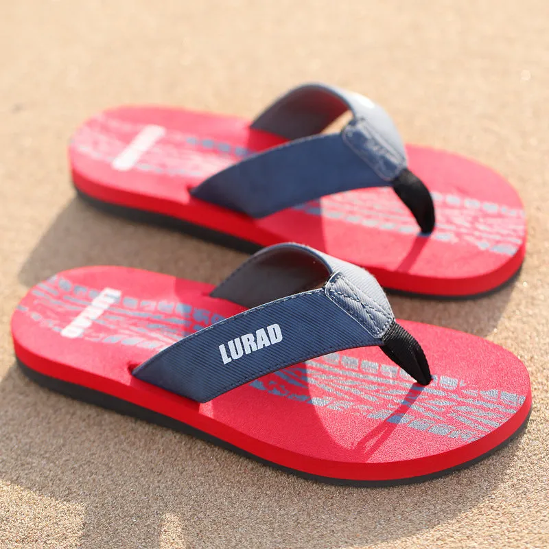 Men's Flip-Flops Summer Breathable Student Sandals Flip Flops Anti-Skid Beach Sandals