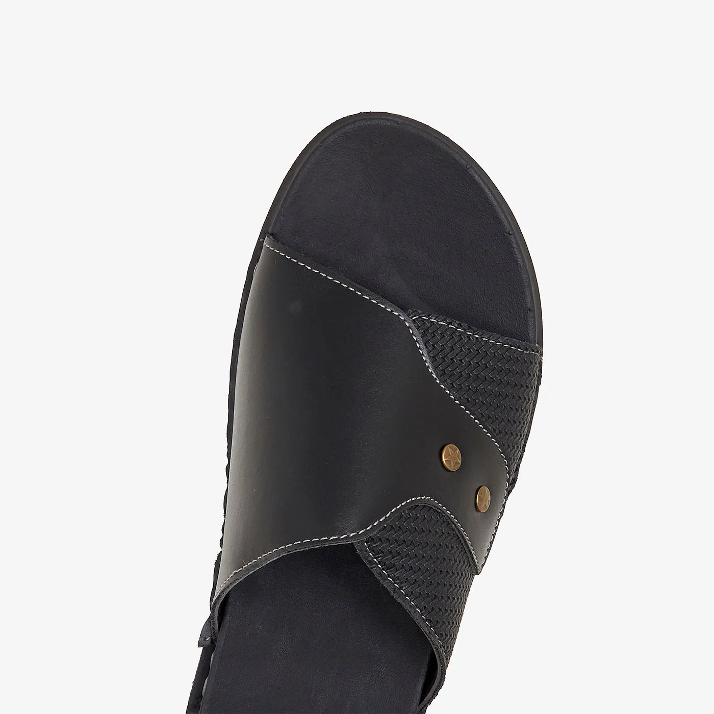 Men's Round-Toed Chappals