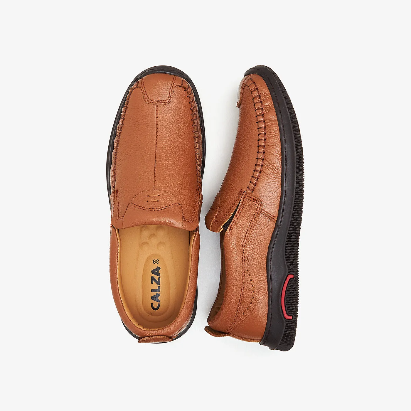 Men's Stitched Detail Loafers