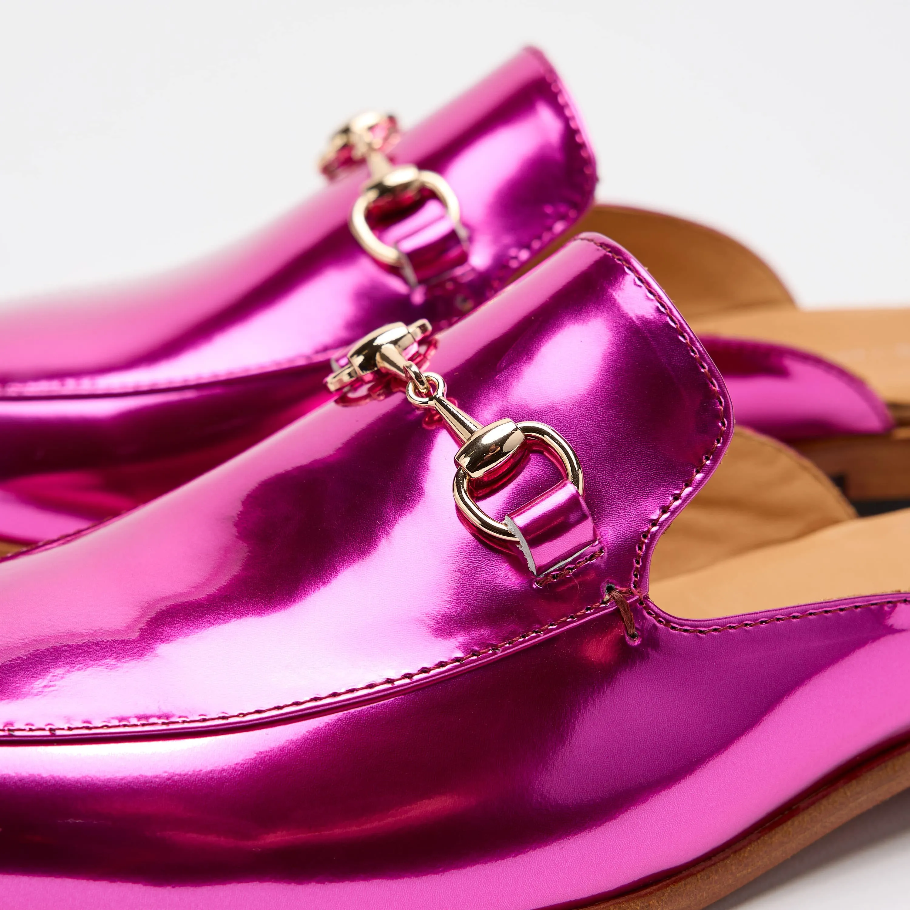 Ms. Del Sol Magenta Loafer Mule