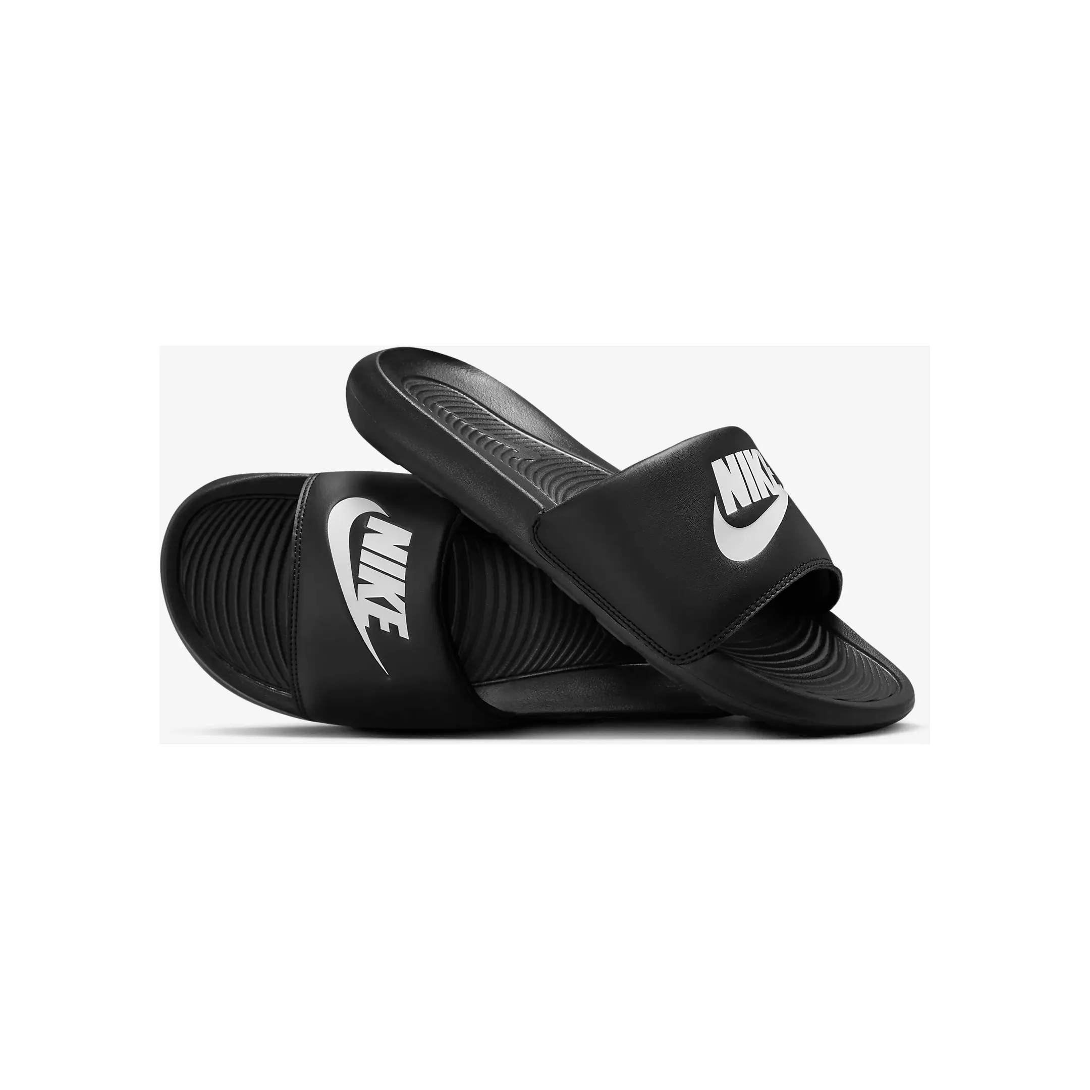 Nike Men's Victori One Slides - Black / White