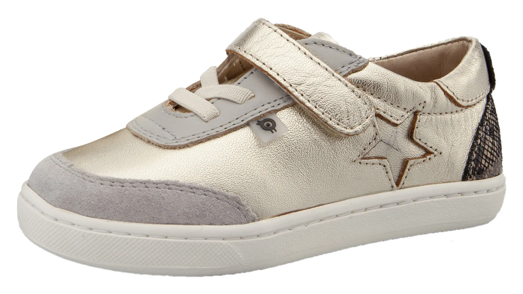 Old Soles Boy's & Girl's 6103 You Beaut Sneakers - Gold/Gris/Brown Serp