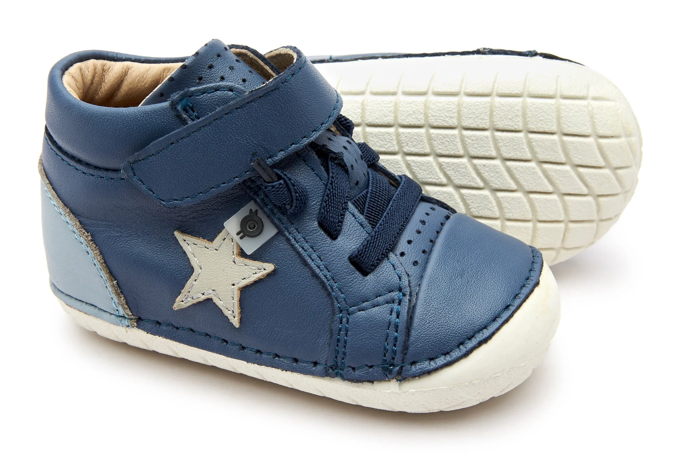 Old Soles Boy's Champster Pave Shoes - Petrol/Dusty Blue/Gris