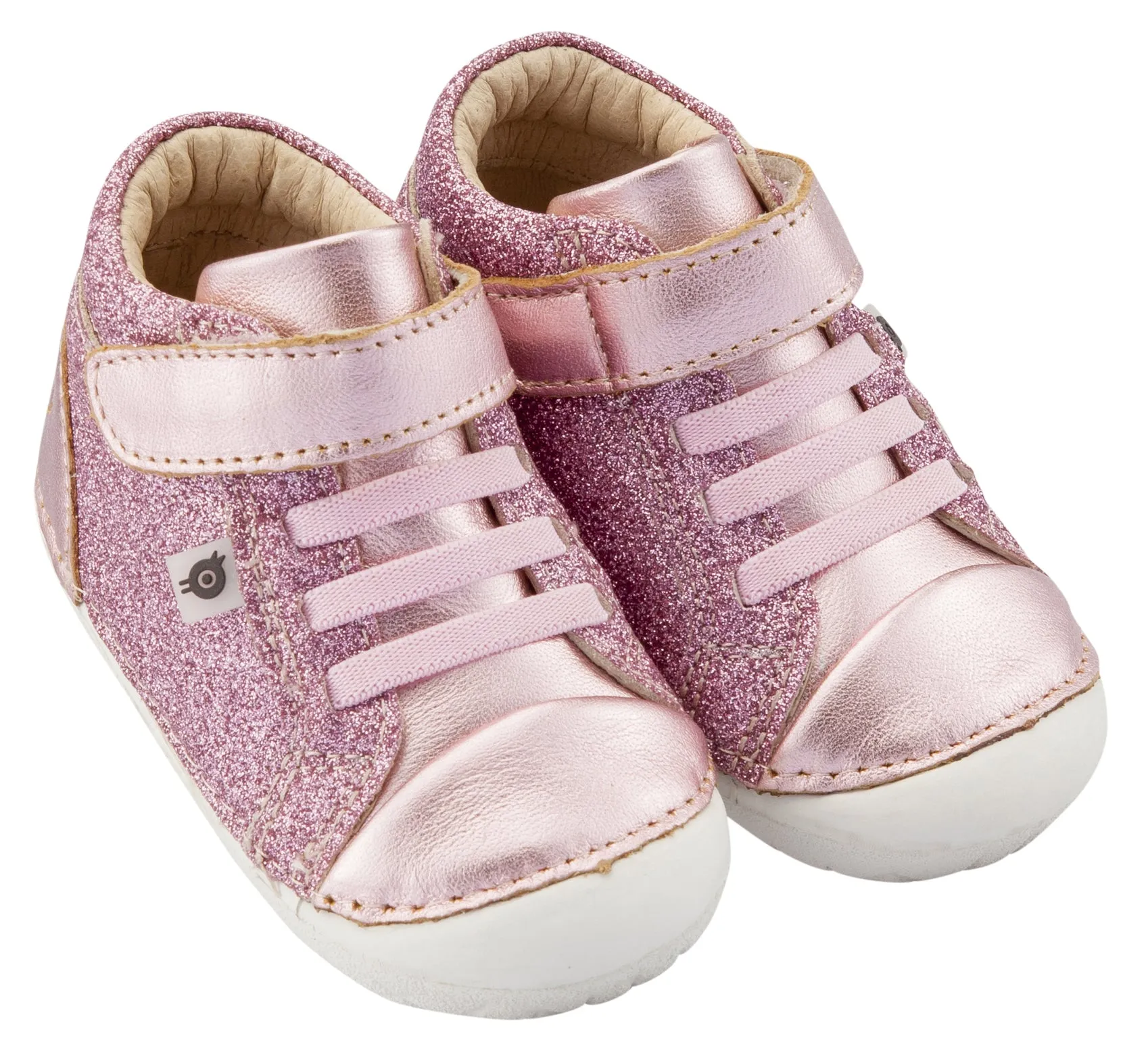 Old Soles Girl's Ring Pave Sneakers, Glam Pink / Pink Frost