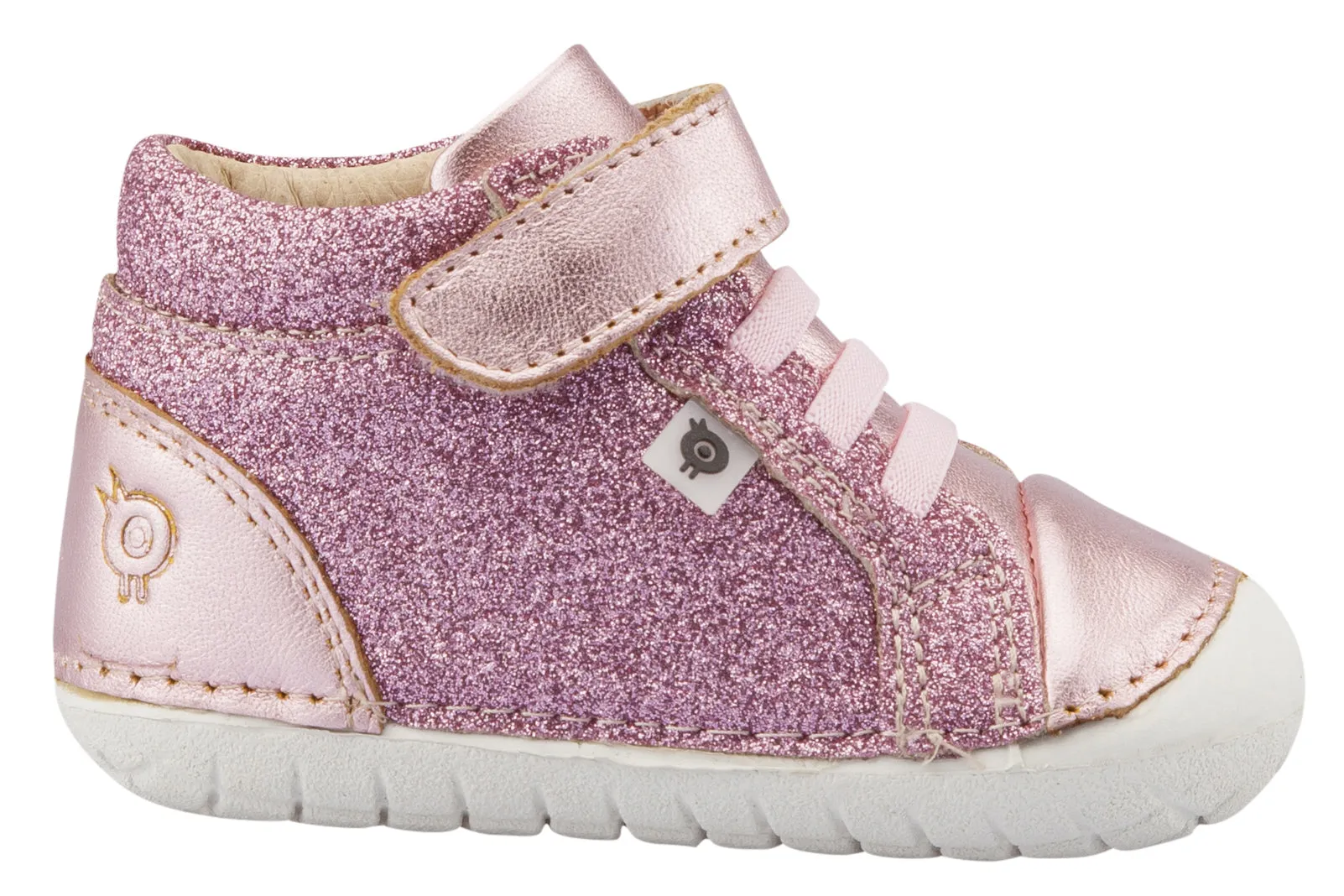 Old Soles Girl's Ring Pave Sneakers, Glam Pink / Pink Frost